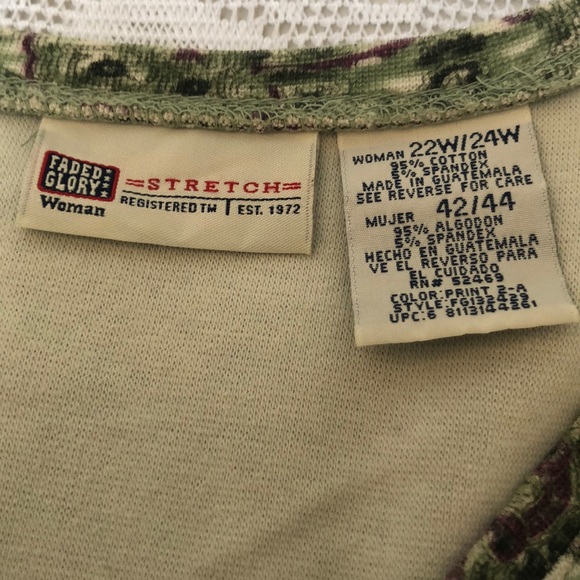 FIRM-Faded Glory Woman’s Stretch Tee - Picture 3 of 6